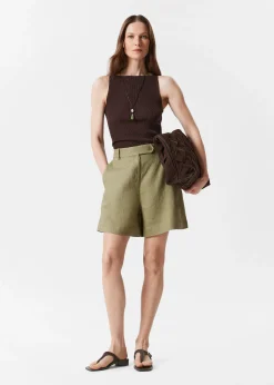 Leinen-Shorts