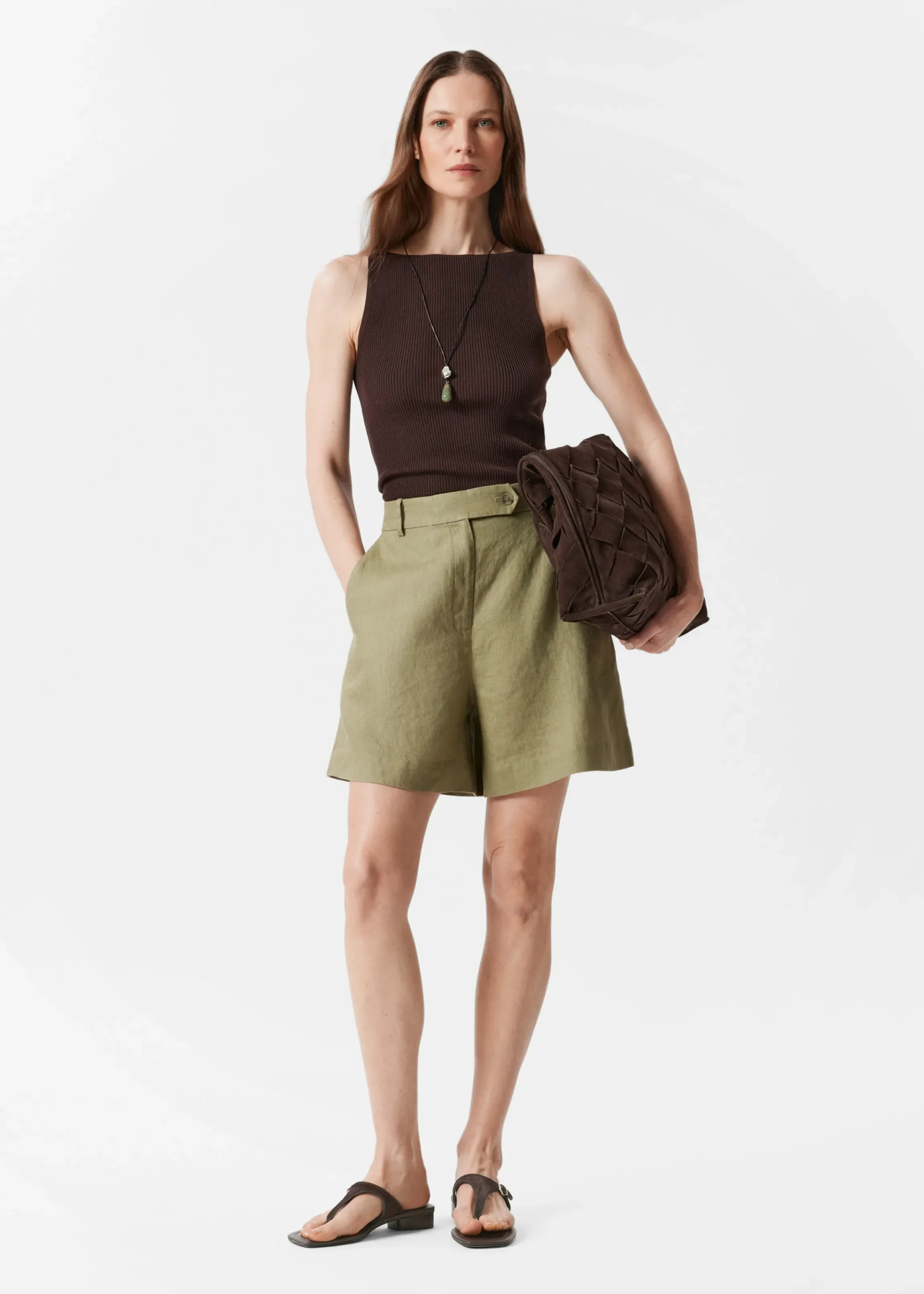 Leinen-Shorts