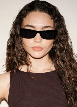 Längliche Cat-Eye-Sonnenbrille