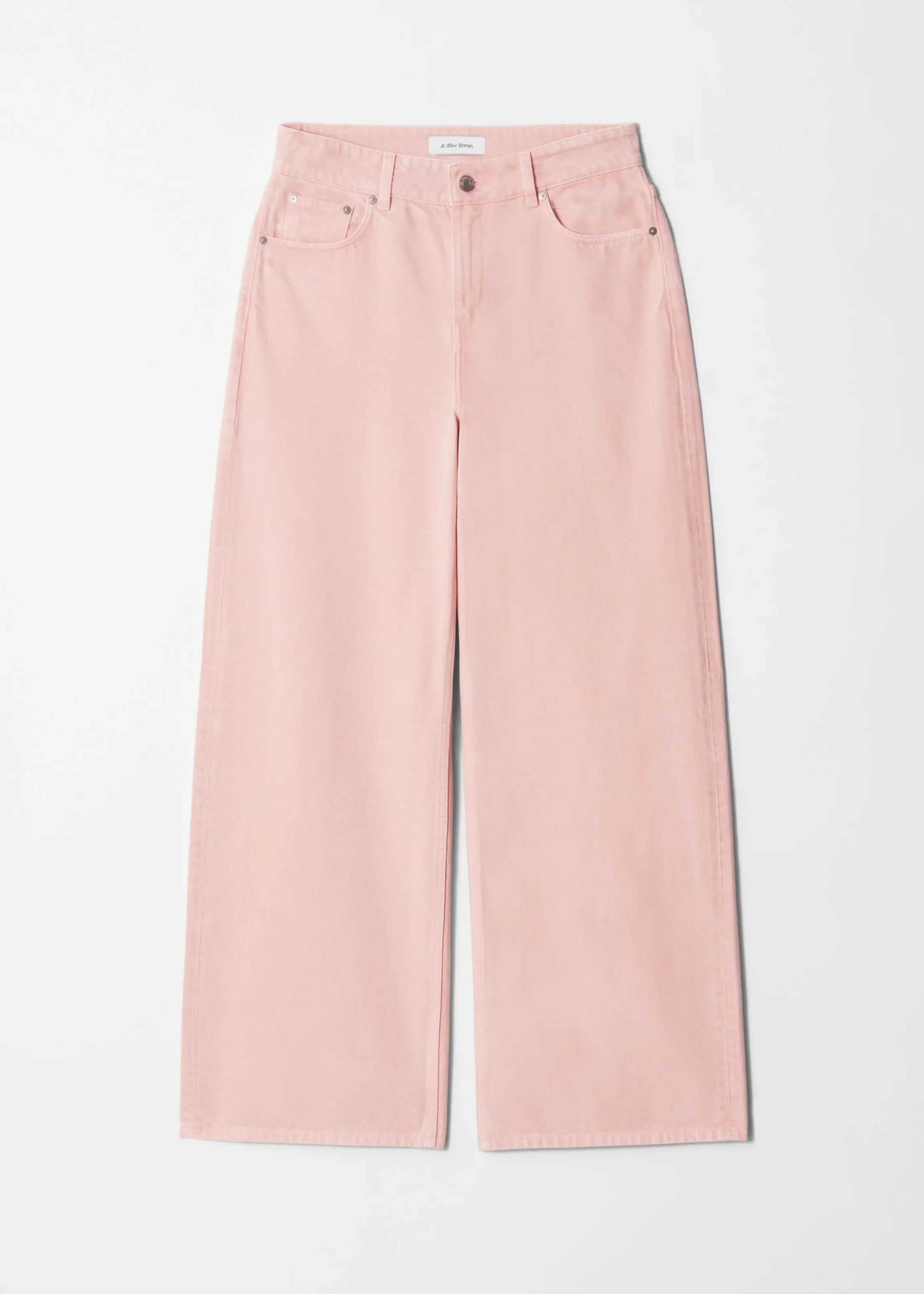 Locker geschnittene Jeans mit weitem Bein