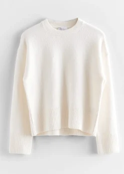 Locker geschnittener Strickpullover