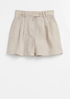 Lockere Leinenshorts