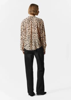 Lockere Seidenbluse