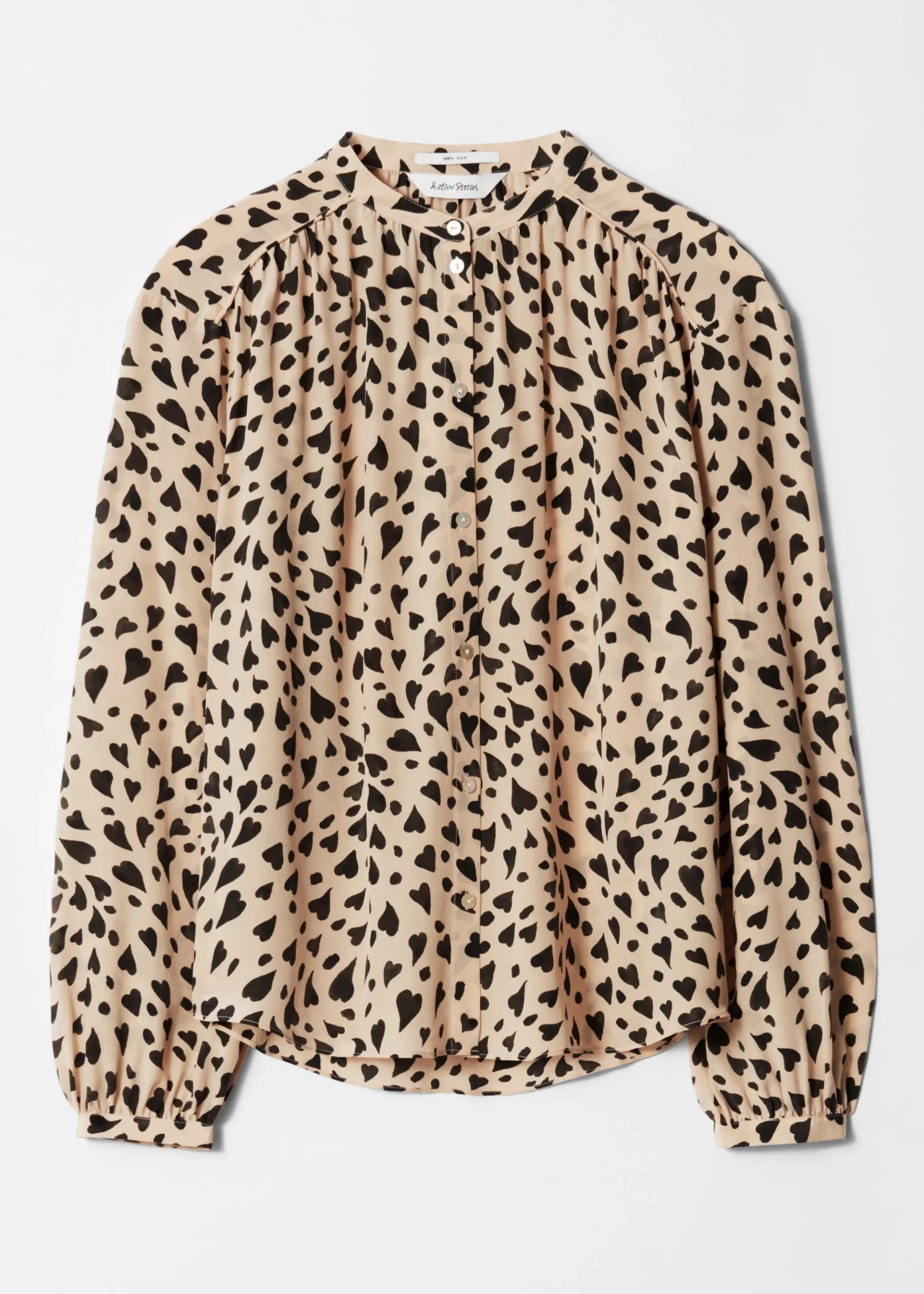 Lockere Seidenbluse