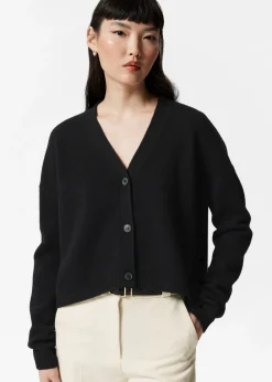 Lockere Strickjacke aus Wolle