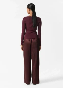 LongSleeve Keyhole Top