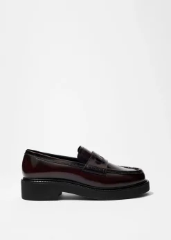 Markante Loafers aus Leder