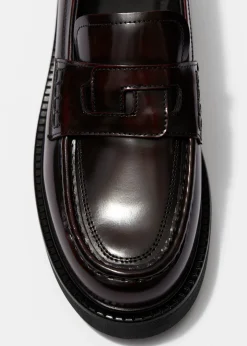 Markante Loafers aus Leder