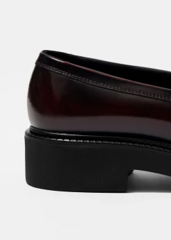 Markante Loafers aus Leder