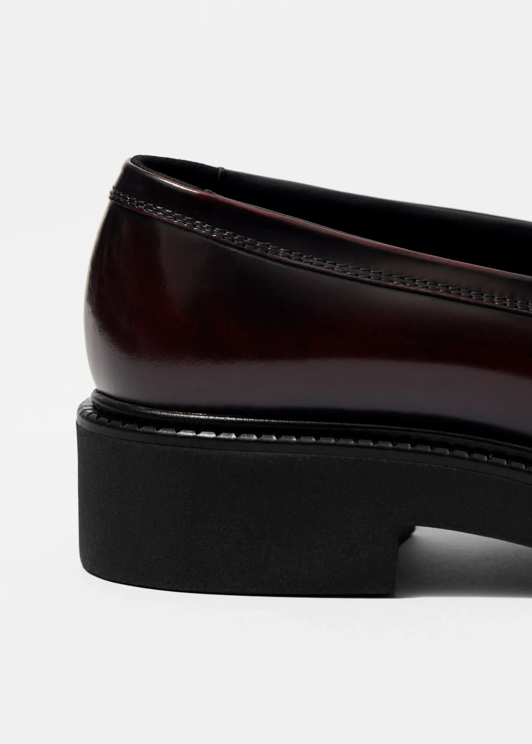 Markante Loafers aus Leder