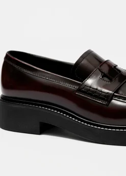 Markante Loafers aus Leder