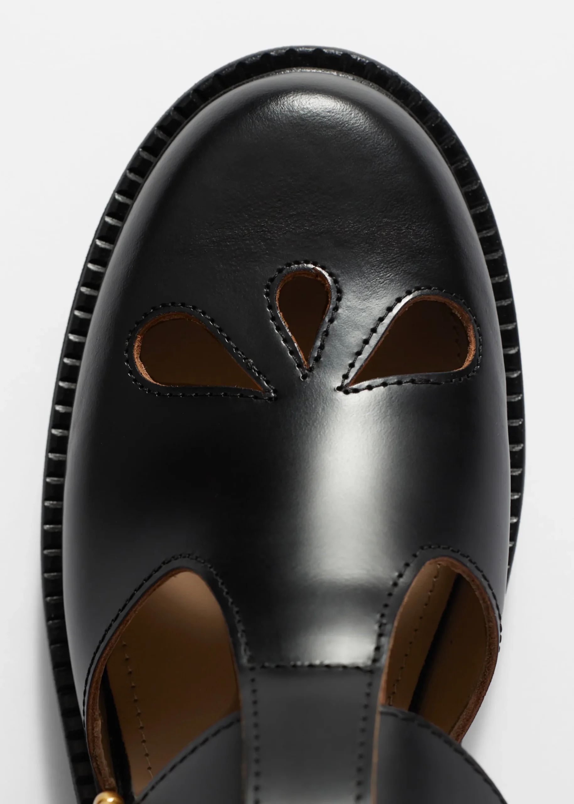 Markante Mary-Jane-Schuhe aus Leder