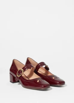 Mary-Jane-Pumps aus Leder