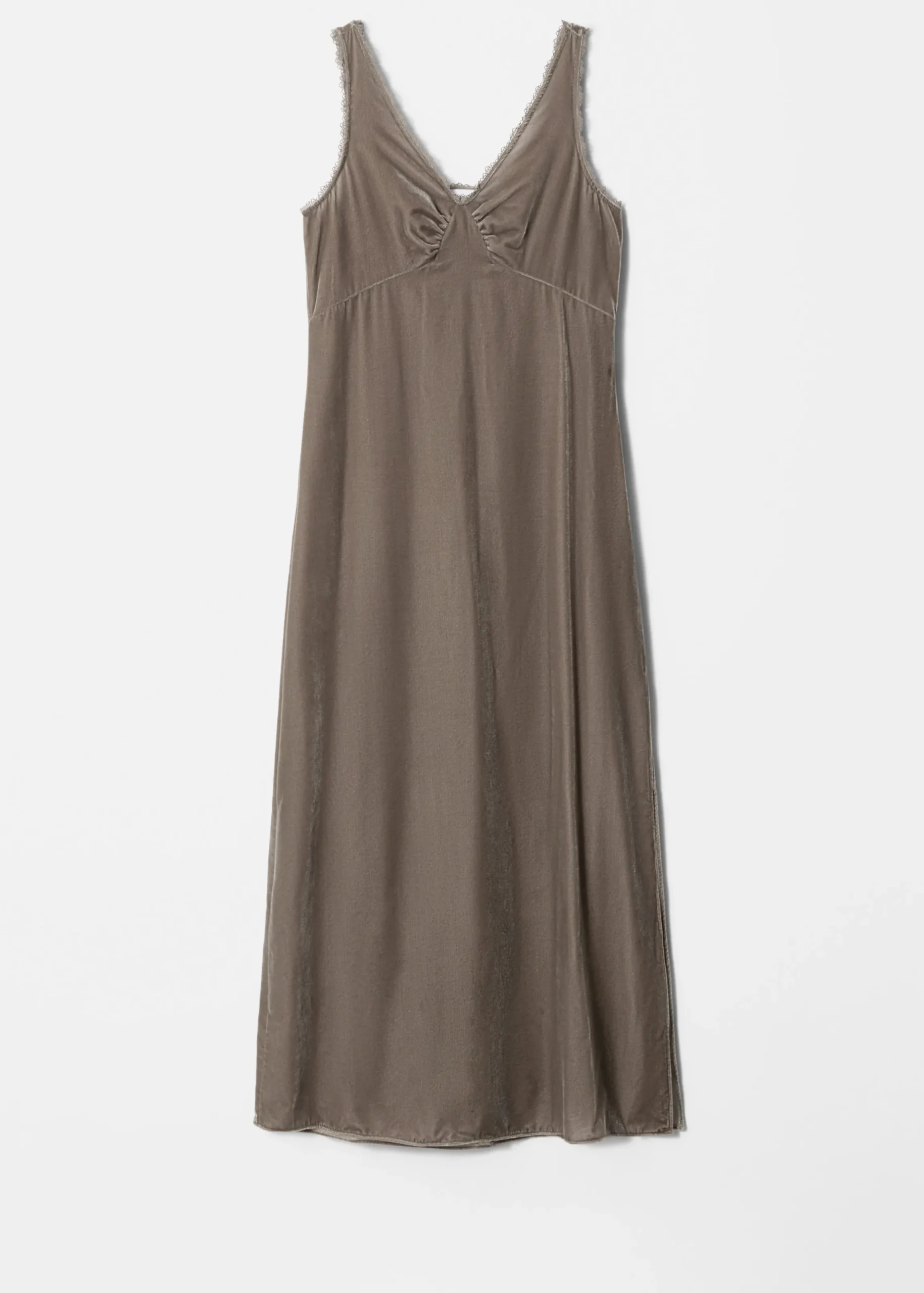 Maxikleid aus Samt