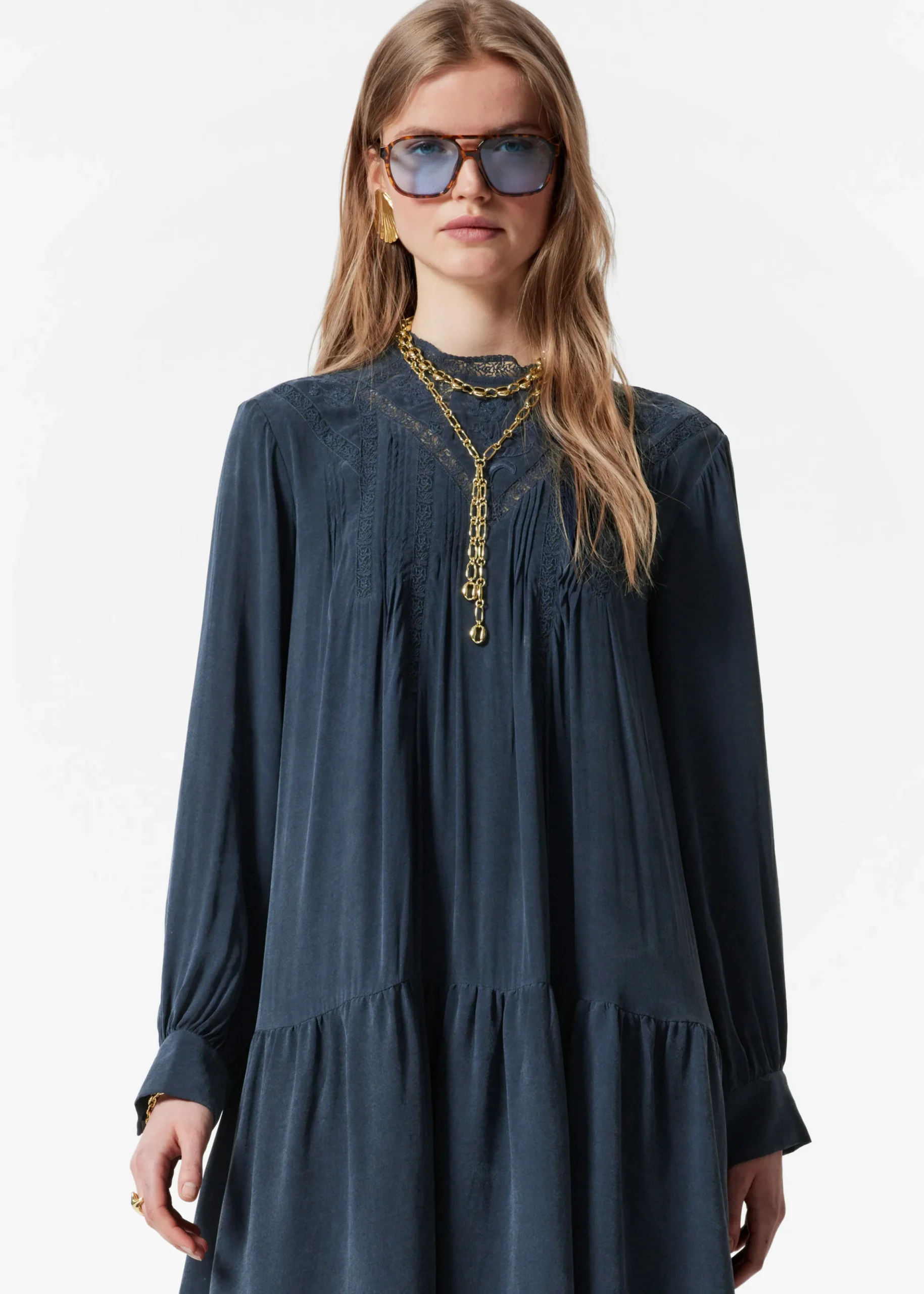 Maxikleid aus Spitze