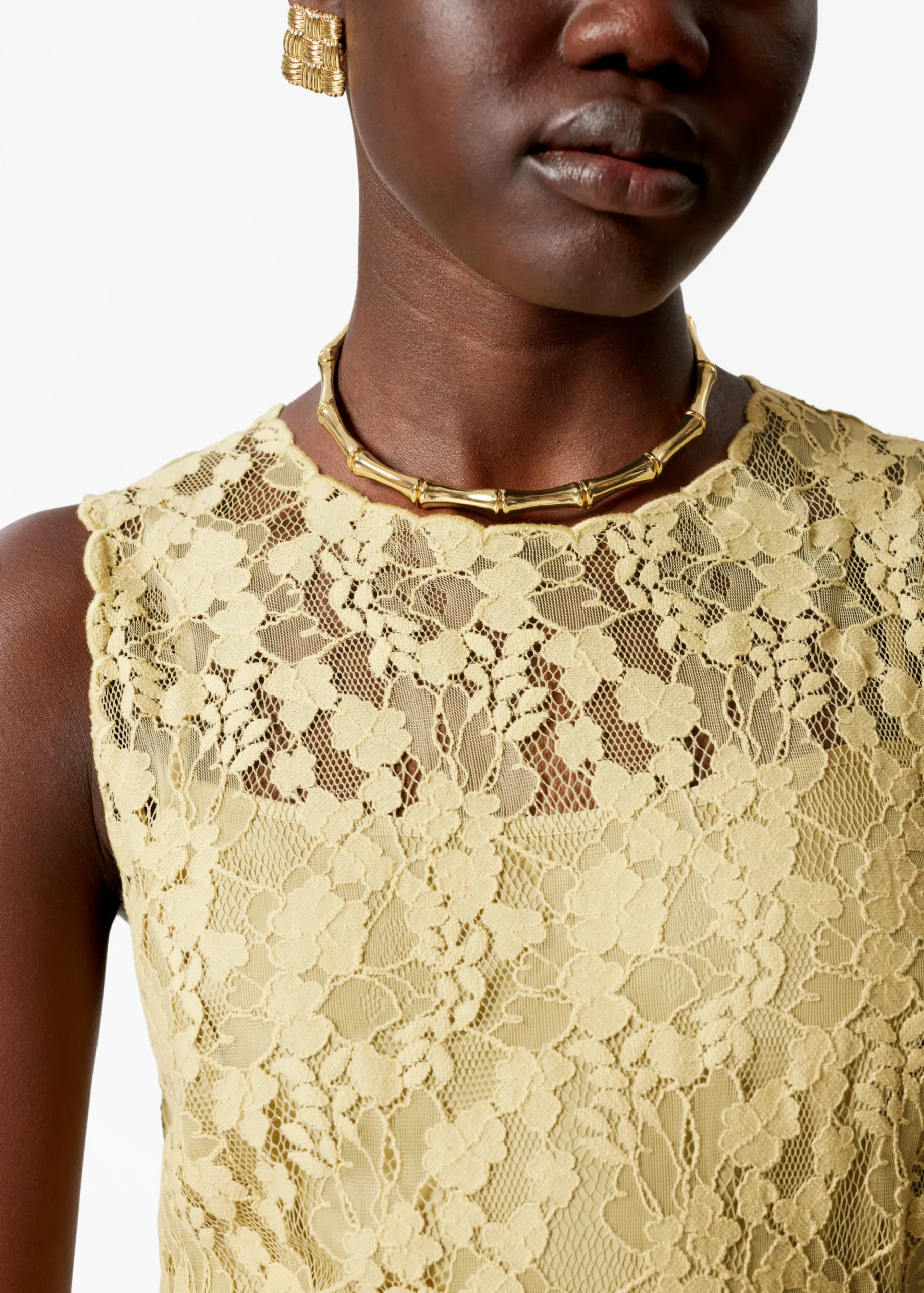 Maxikleid aus Spitze
