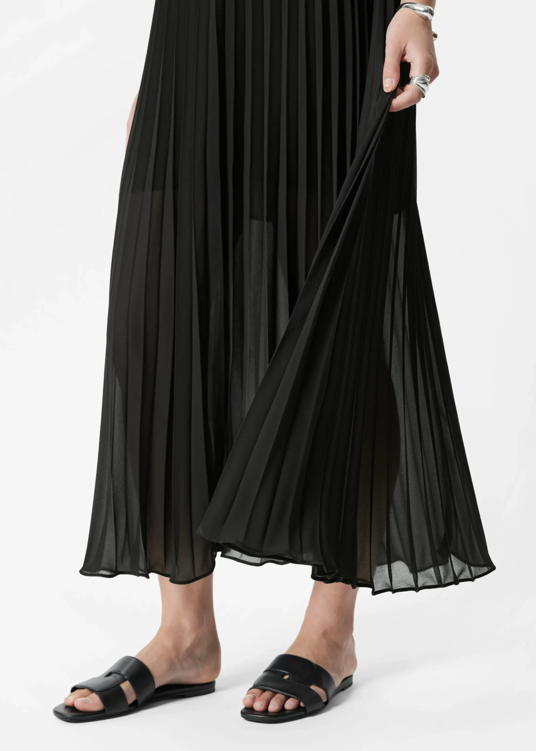 Maxikleid mit Falten