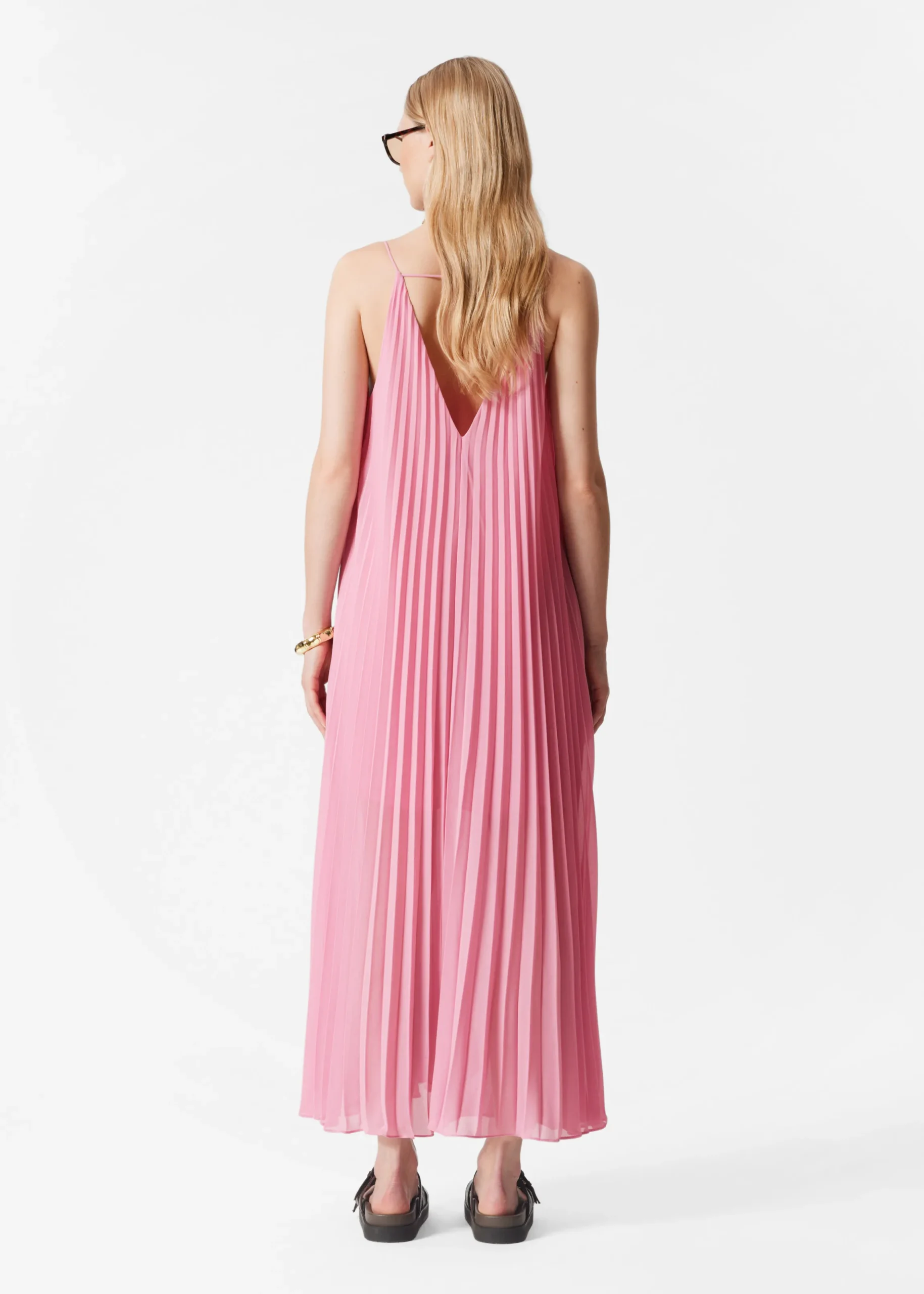 Maxikleid mit Falten