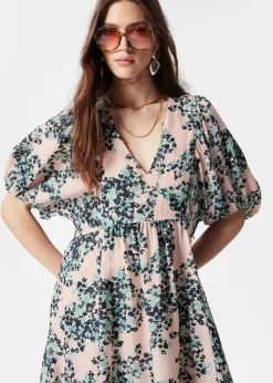 Maxikleid mit Puffärmeln