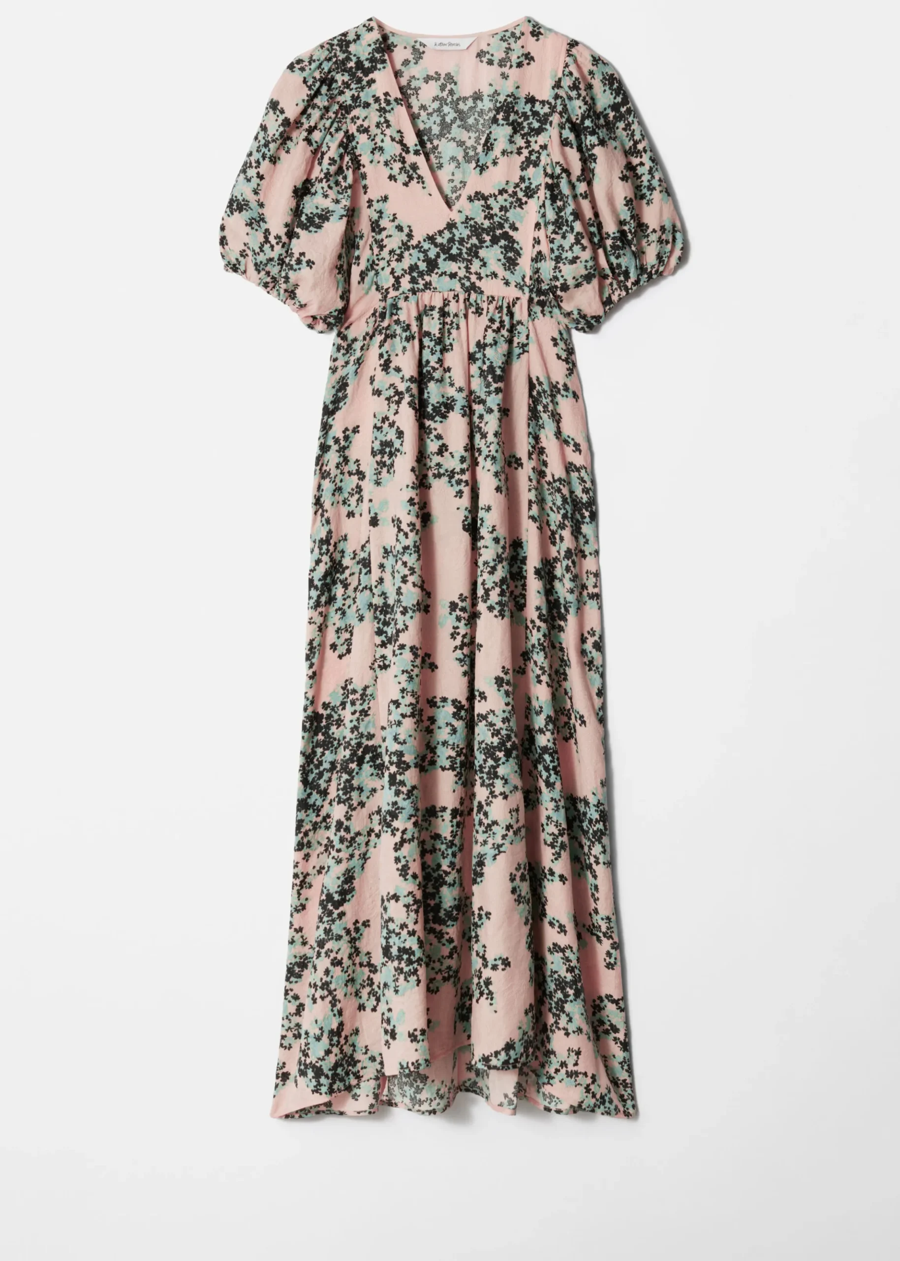 Maxikleid mit Puffärmeln