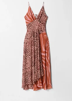 Maxikleid mit schmalen Trägern