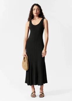 Maxikleid mit Schnittnähten