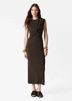 Maxikleid mit Twist-Detail