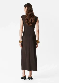 Maxikleid mit Twist-Detail