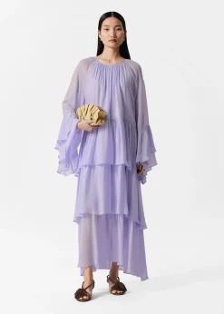 Maxikleid mit Volants