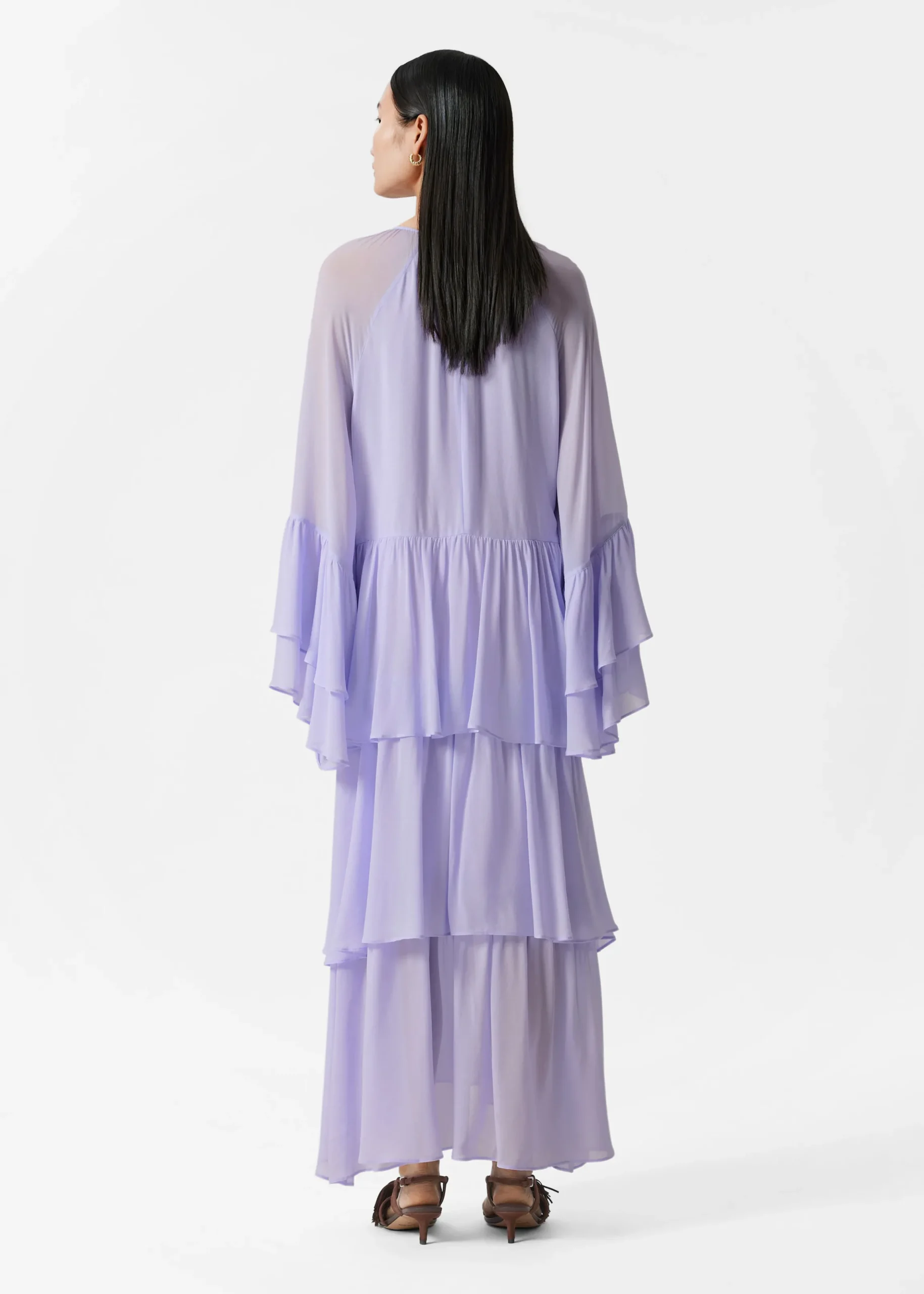 Maxikleid mit Volants