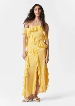 Maxikleid mit Volants
