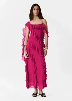 Maxikleid mit Volants