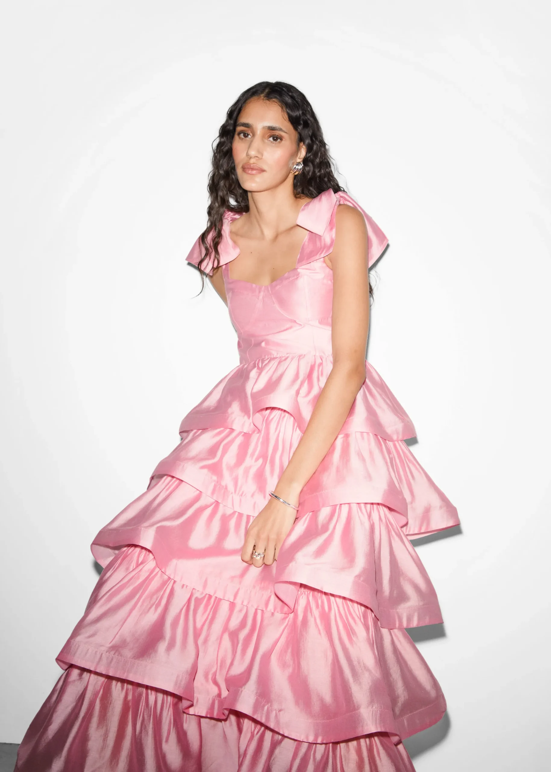 Maxikleid mit Volants