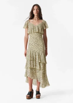 Maxikleid mit Volants
