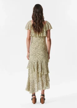 Maxikleid mit Volants