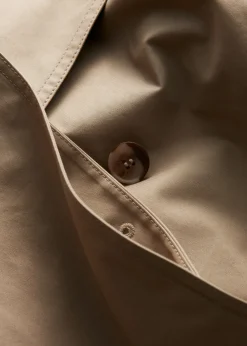 Maxi-Trenchcoat mit Gürtel