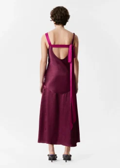 Maxi-Trägerkleid mit Bändern