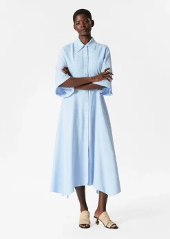 Midi-Hemdblusenkleid