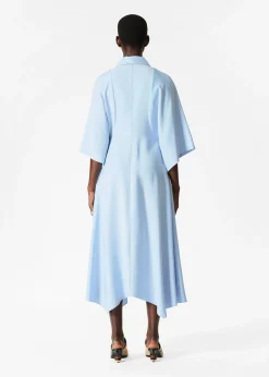 Midi-Hemdblusenkleid