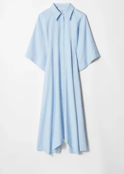 Midi-Hemdblusenkleid