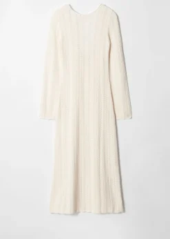 Midikleid aus Pointelle-Strick