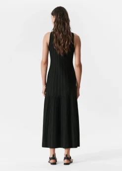 Midikleid aus Rippstrick