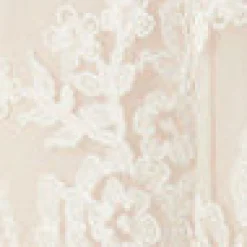 Midikleid aus Spitze mit V-Ausschnitt