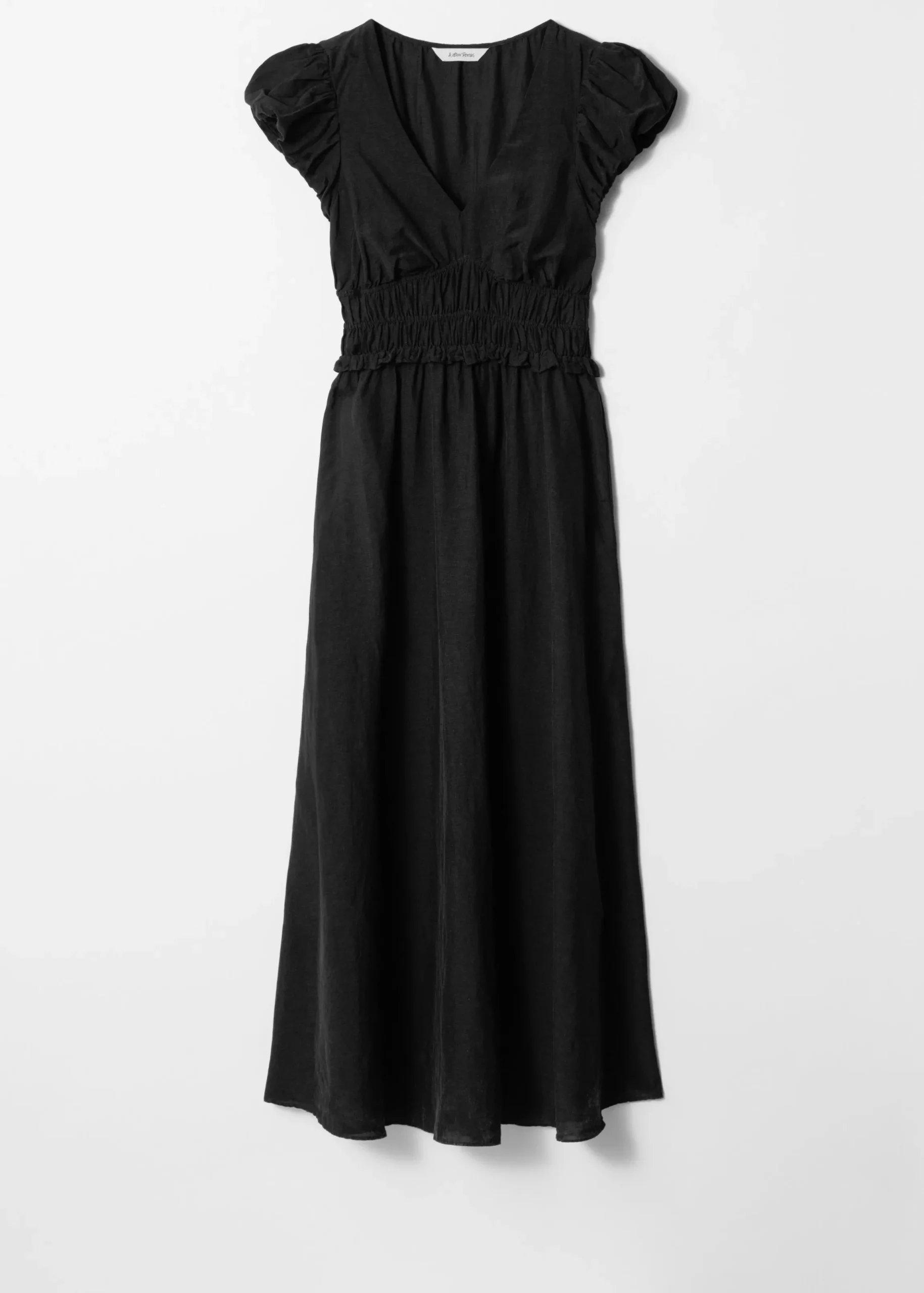 Midikleid mit Ballonärmeln