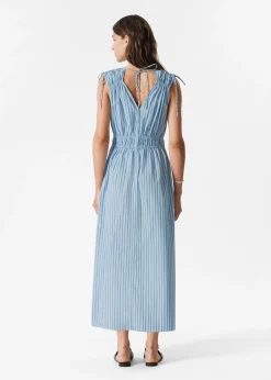 Midikleid mit Bindedetail