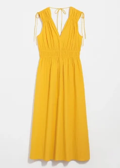 Midikleid mit Bindedetail