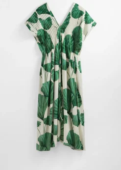 Midikleid mit Falten