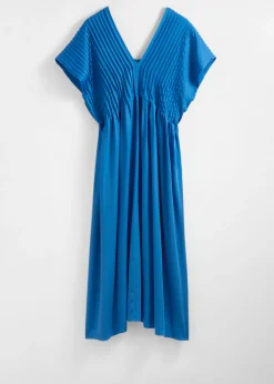 Midikleid mit Falten
