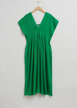 Midikleid mit Falten