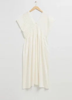 Midikleid mit Falten